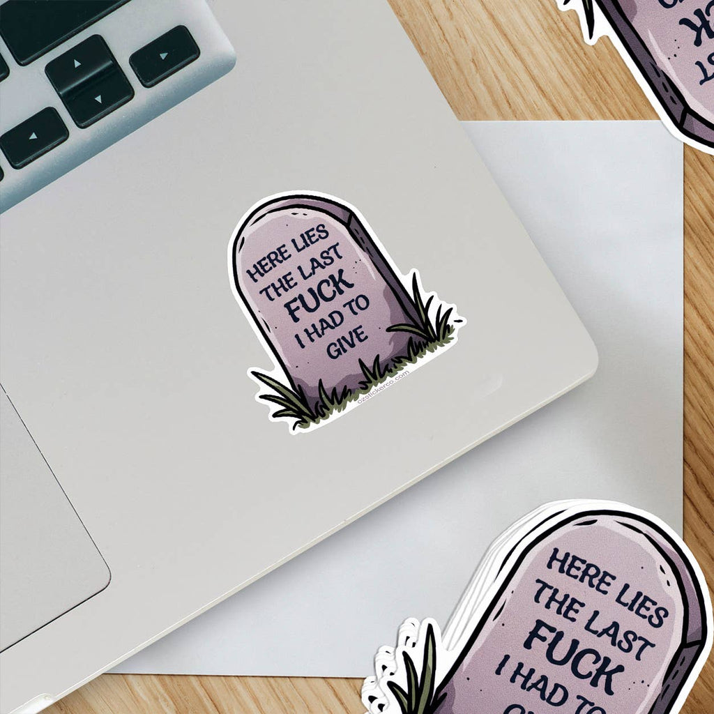 THE Last Fuck Tombstone Sticker