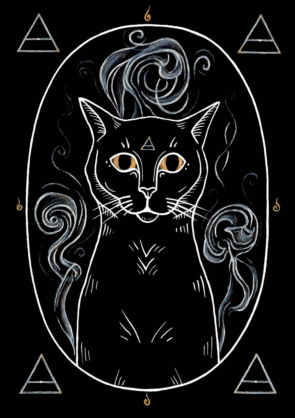 Air Element Cat Vinyl Sticker