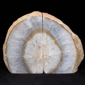 NATURAL AGATE BOOKENDS - Sold by Set