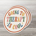 Going To Therapy is Cool Sticker