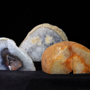 NATURAL AGATE BOOKENDS - Sold by Set