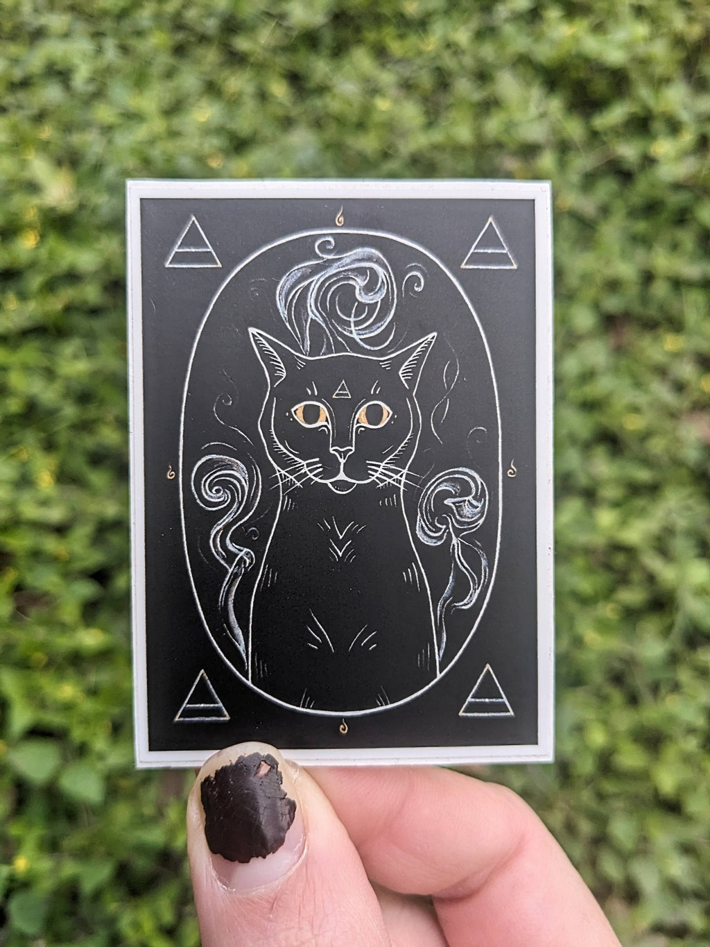 Air Element Cat Vinyl Sticker