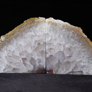 NATURAL AGATE BOOKENDS - Sold by Set