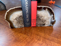 Brown Agate Bookends- Sold by the Set