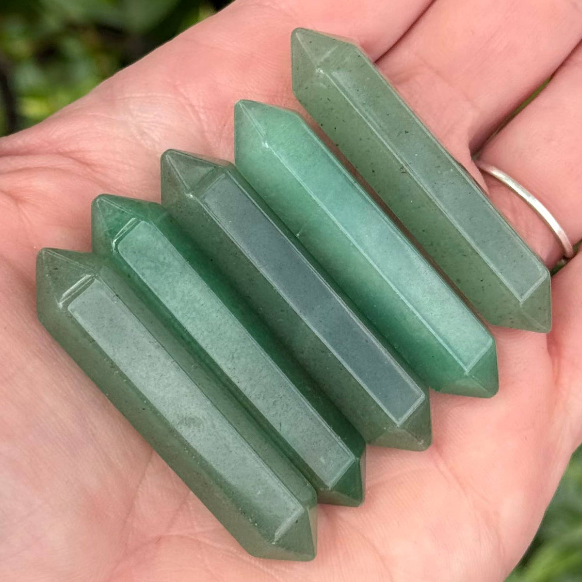 Green Aventurine Doubly Terminated Point