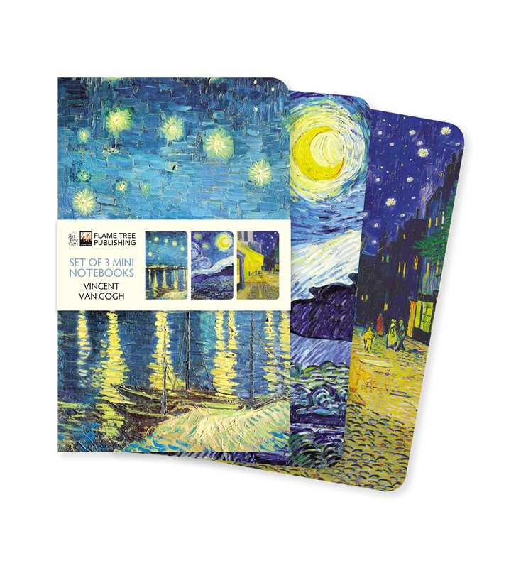 Vincent van Gogh Set of 3 Mini Notebooks by