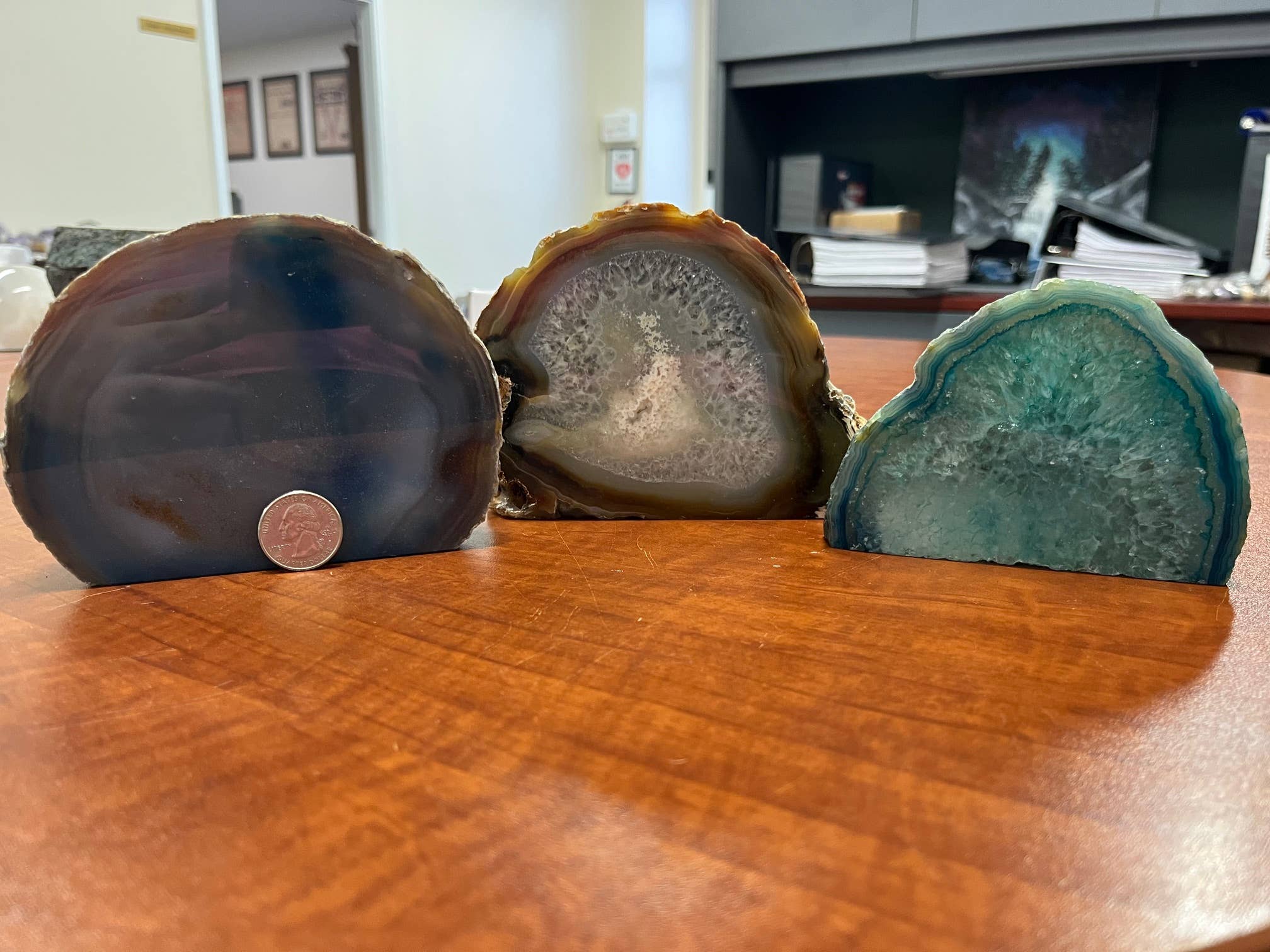 Large Assorted Agate ends- Sold By the Piece