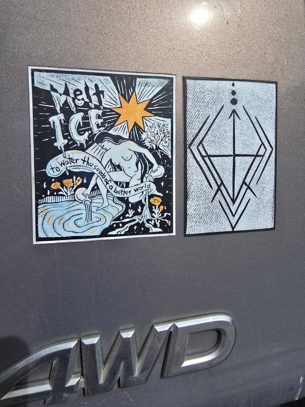 Melt ICE Vinyl Sticker for Immigrant Rights