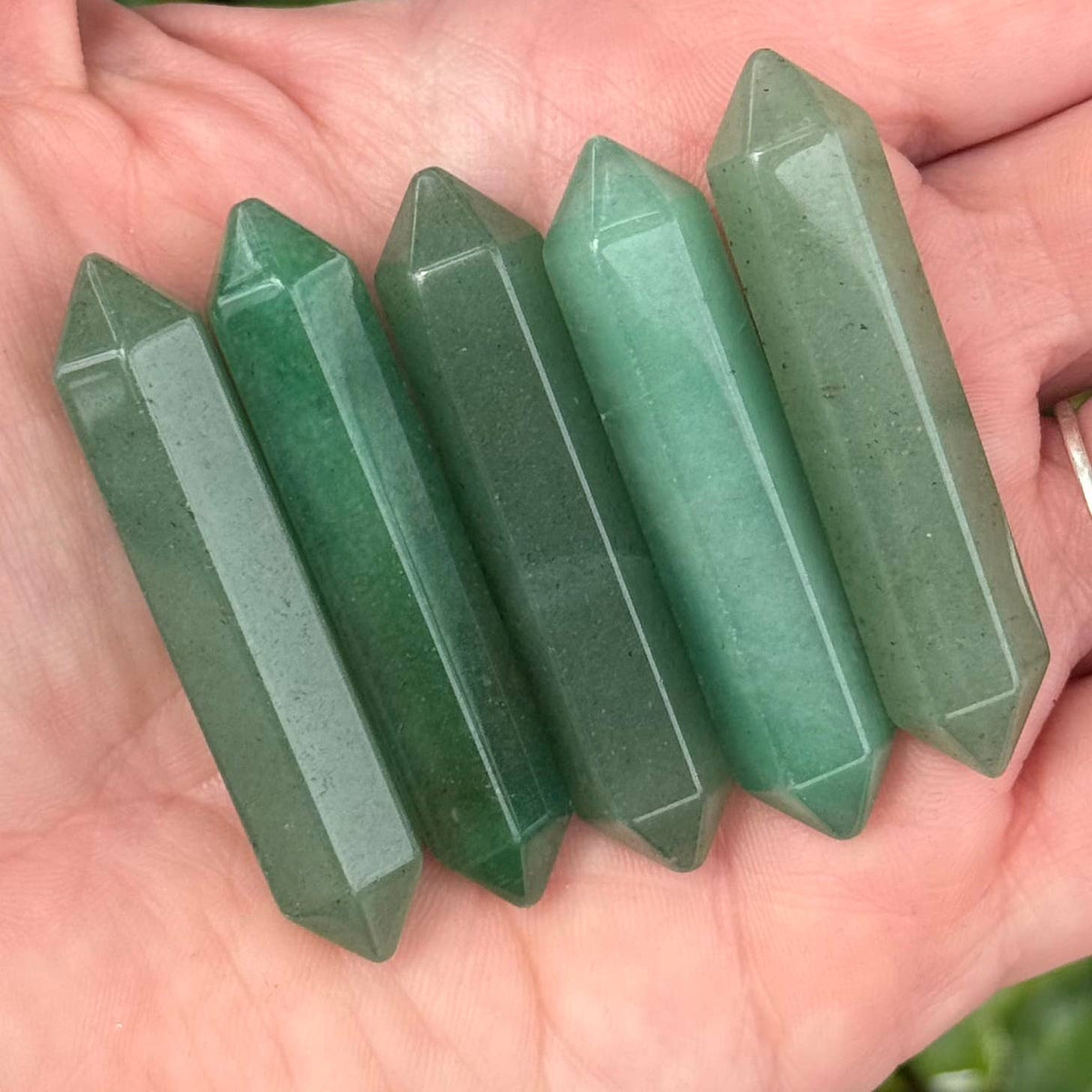 Green Aventurine Doubly Terminated Point