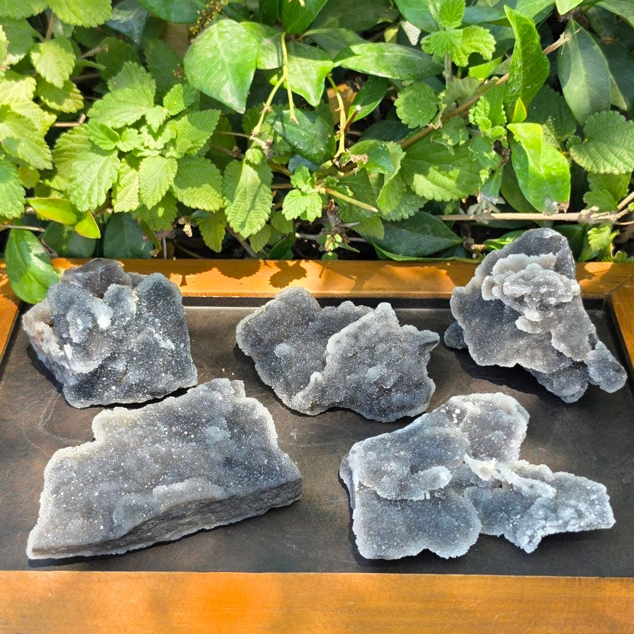Druzy Grey/Black Chalcedony - Individually Sold