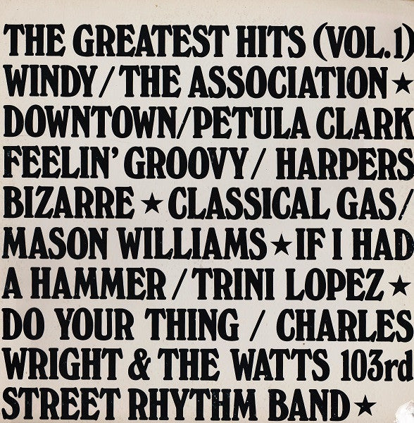 The Greatest Hits (Vol. I)