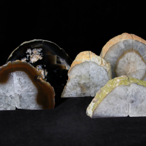NATURAL AGATE BOOKENDS - Sold by Set