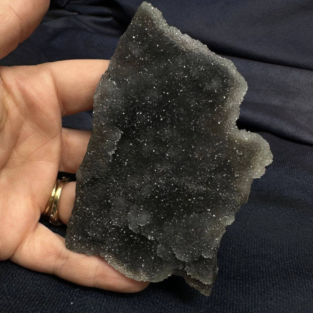 Druzy Grey/Black Chalcedony - Individually Sold