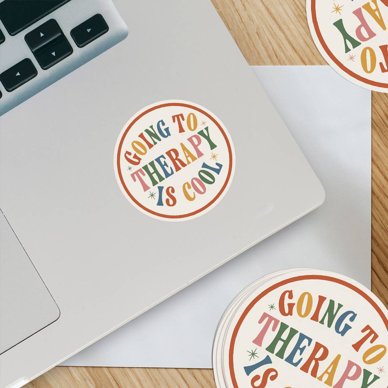 Going To Therapy is Cool Sticker