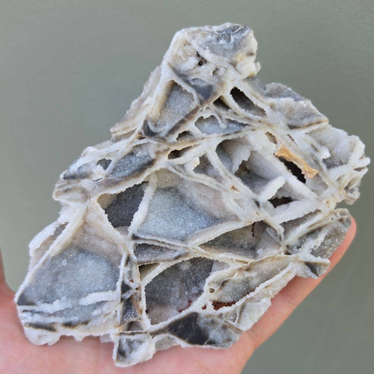 Druzy Chalcedony Slab - Individually Sold