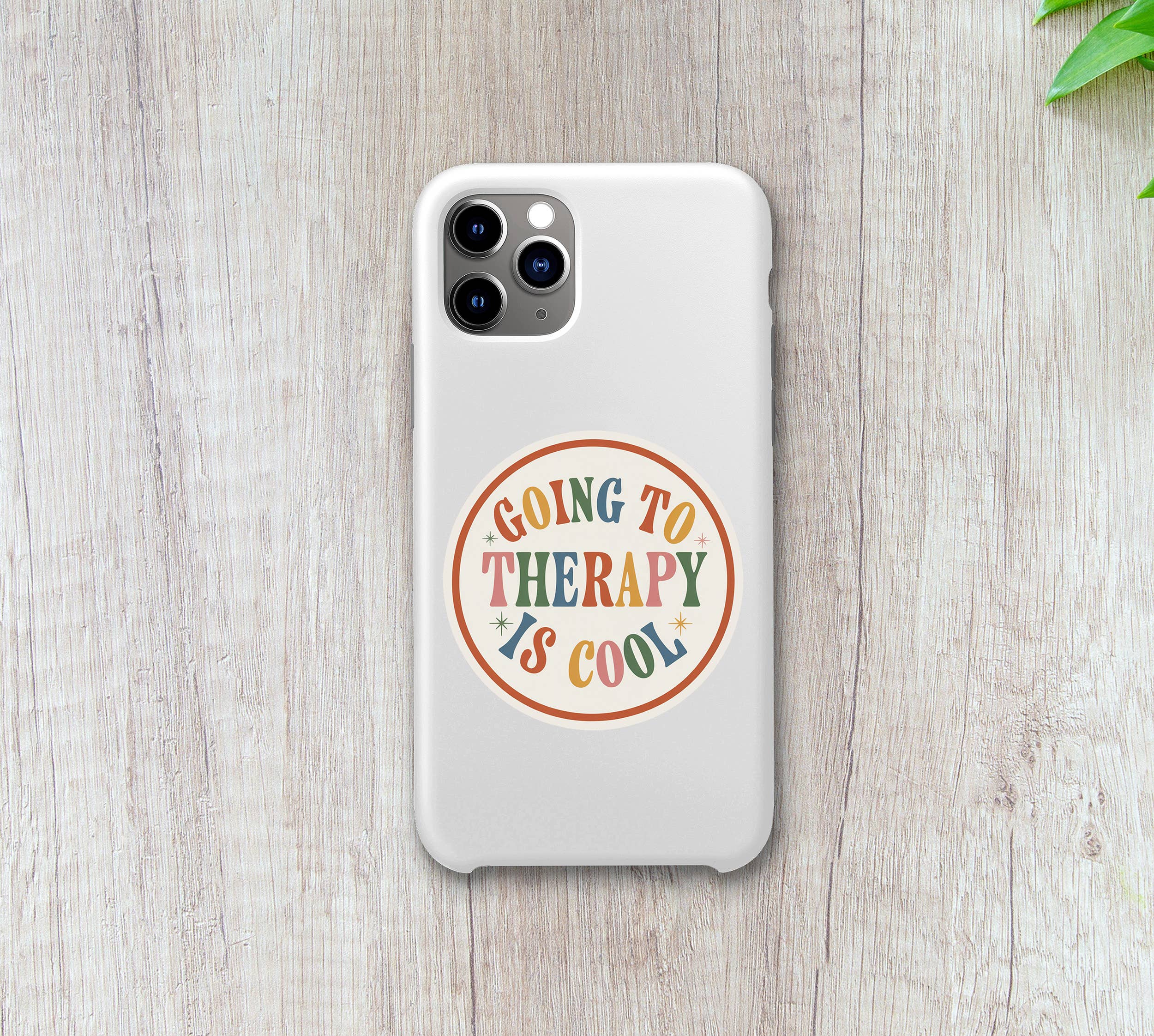 Going To Therapy is Cool Sticker
