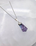 RAINBOW FLUORITE Handmade Gemstone Pendant Sterling (925)