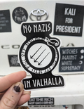 No Nazis in Valhalla Vinyl Sticker