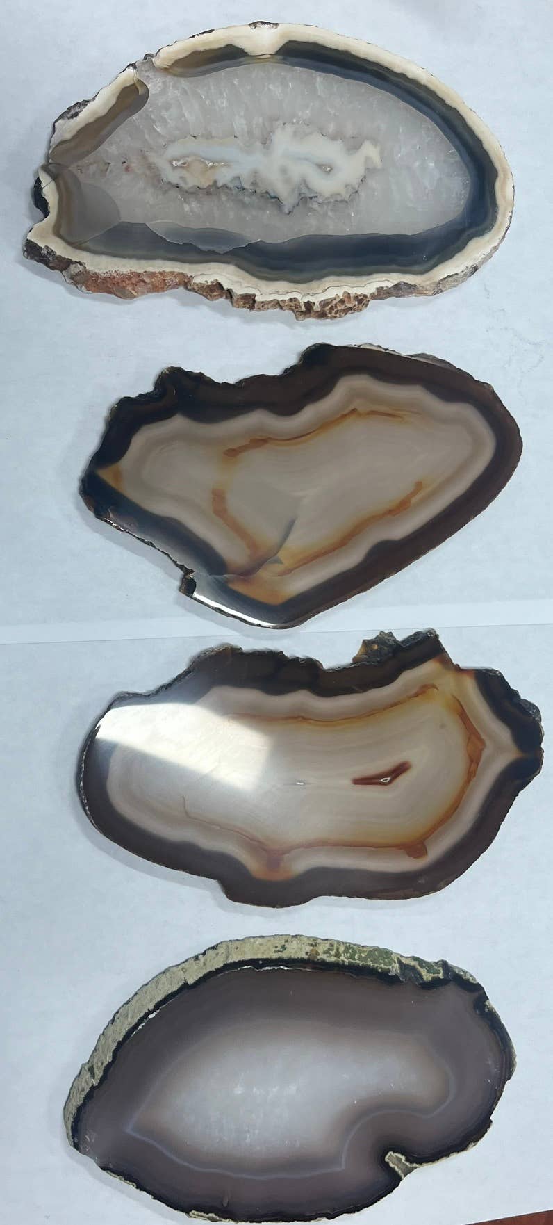 Imperfect Irregular Natural Shaped Agate Slabs