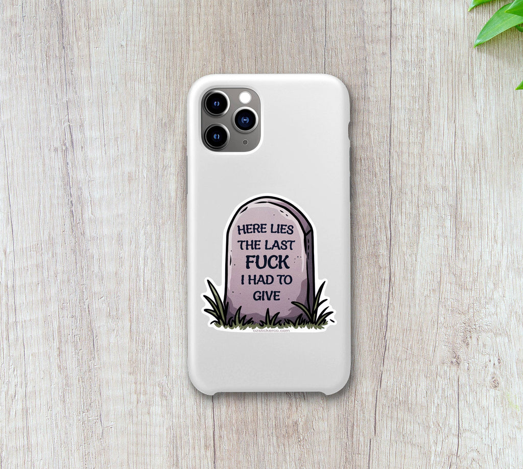 THE Last Fuck Tombstone Sticker