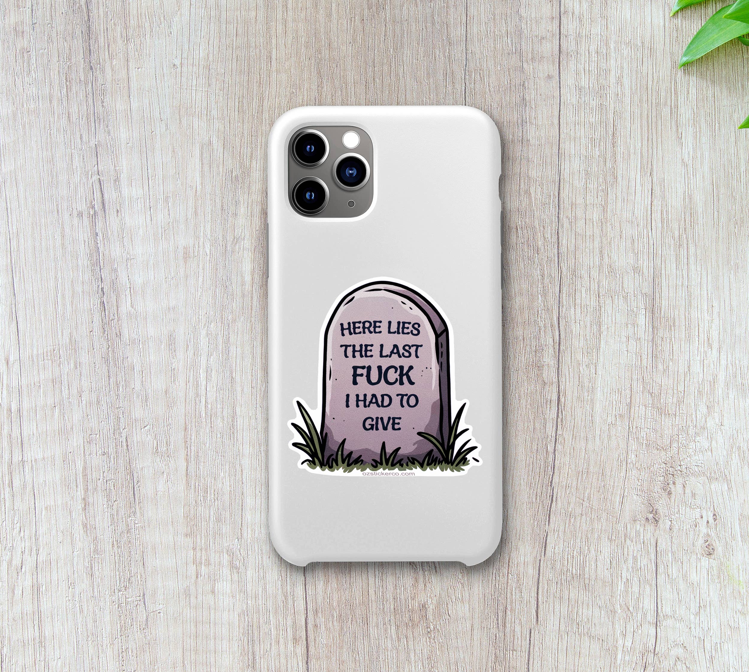 THE Last Fuck Tombstone Sticker
