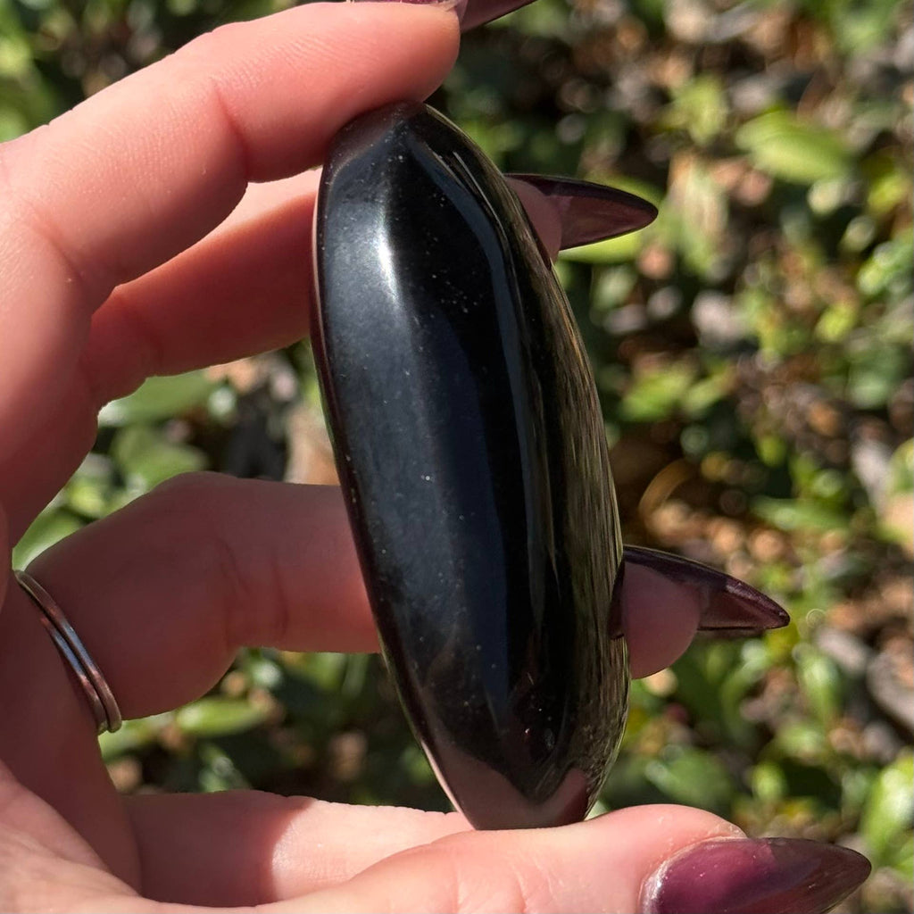 Obsidian Palm Stone
